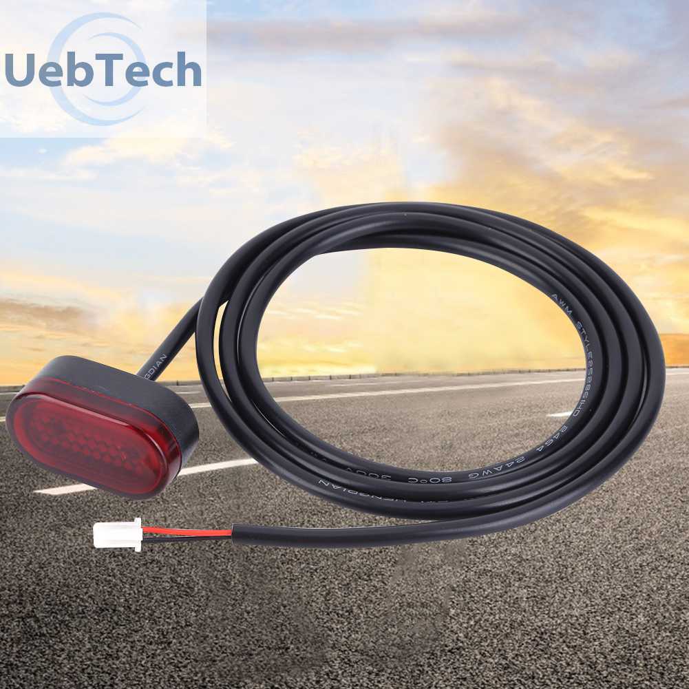 Đèn LED Cảnh Báo An Toàn Phía Sau Kèm Dây Cáp Dành Cho Xe Đạp Ninebot F30 F40