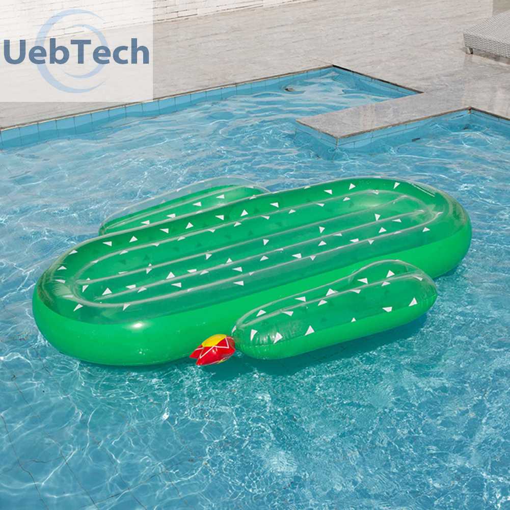 Nệm Bơm Hơi Nổi Trên Mặt Nước Có Thể Gấp Gọn Tiện Dụng Cho Hồ Bơi