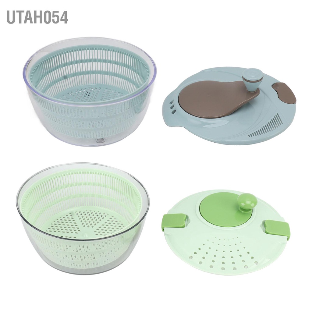 Utah054 Salad Spinner Tiết kiệm thời gian bằng nhựa Trộn nhanh Máy giặt rau có thể xoay được cho nhà bếp