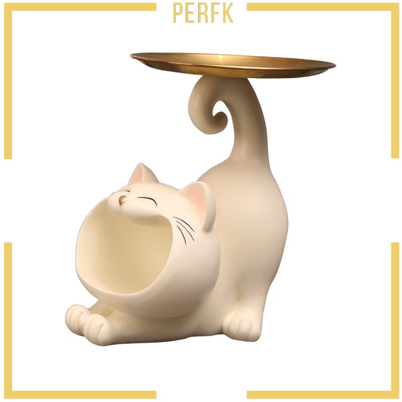 Khay Đựng Kẹo Hình Mèo Trang Trí Phòng Khách