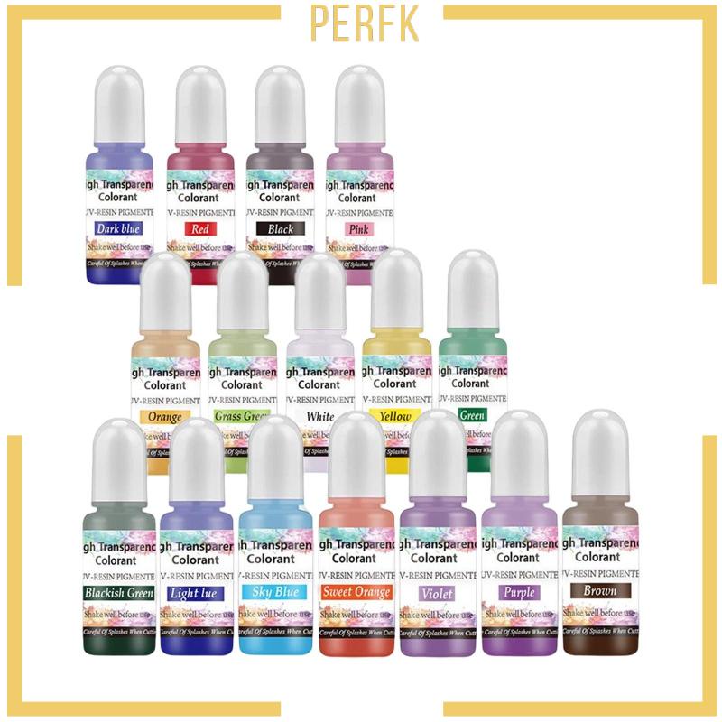 Bộ 16 Lọ Bột Màu Sắc Tươi Sáng 10ml Dùng Làm Đồ Thủ Công DIY