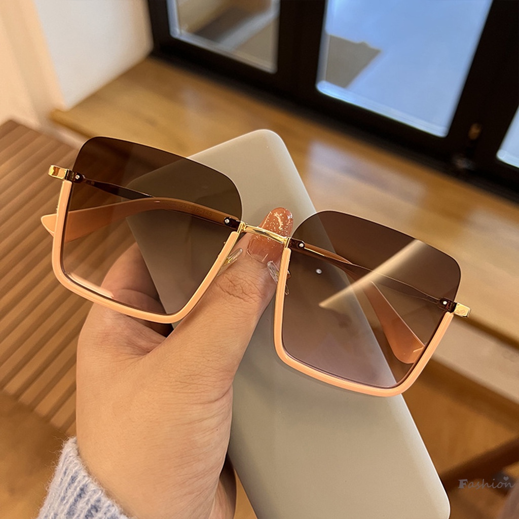 Kính Mát Nửa Gọng Chống Cháy Phong Cách Vintage
