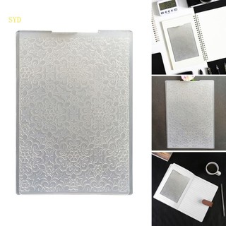 Khuôn nhựa dập nổi họa tiết hoa trang trí giấy nghệ thuật diy