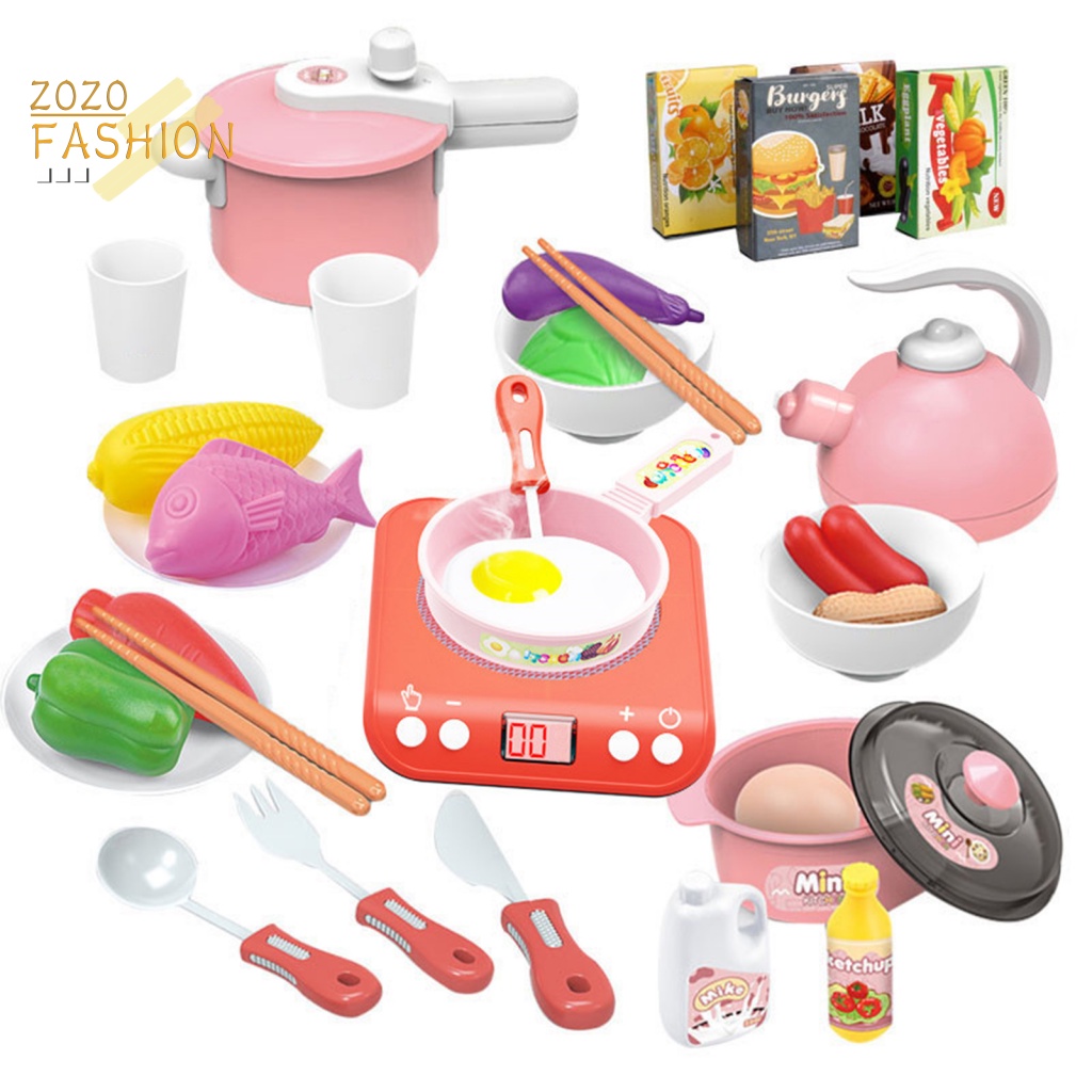 1 Bộ Nồi Áp Suất Nấu Ăn Di Động Tiện Dụng Cho Nhà Búp Bê
