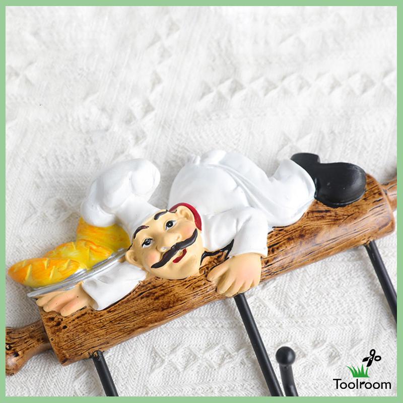 Móc Treo Khăn / Áo Khoác / Chìa Khóa Đa Ứng Dụng Cho Nhà Bếp