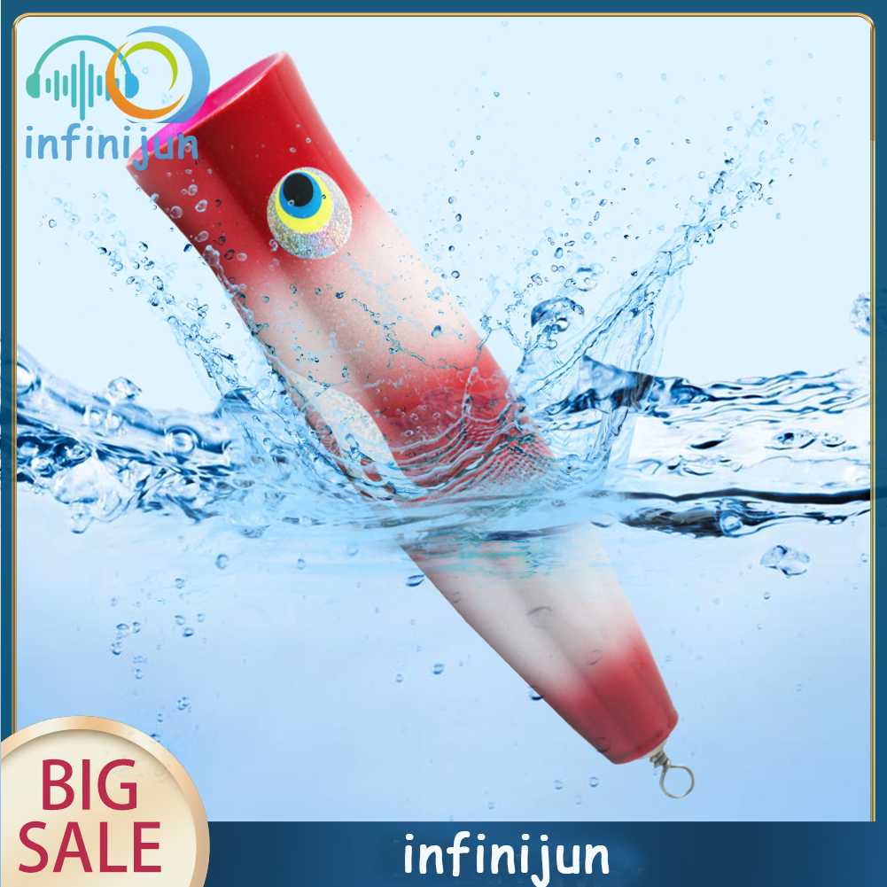 Mồi Câu Cá Giả 3D Bằng Gỗ Phát Sáng 20cm 185g