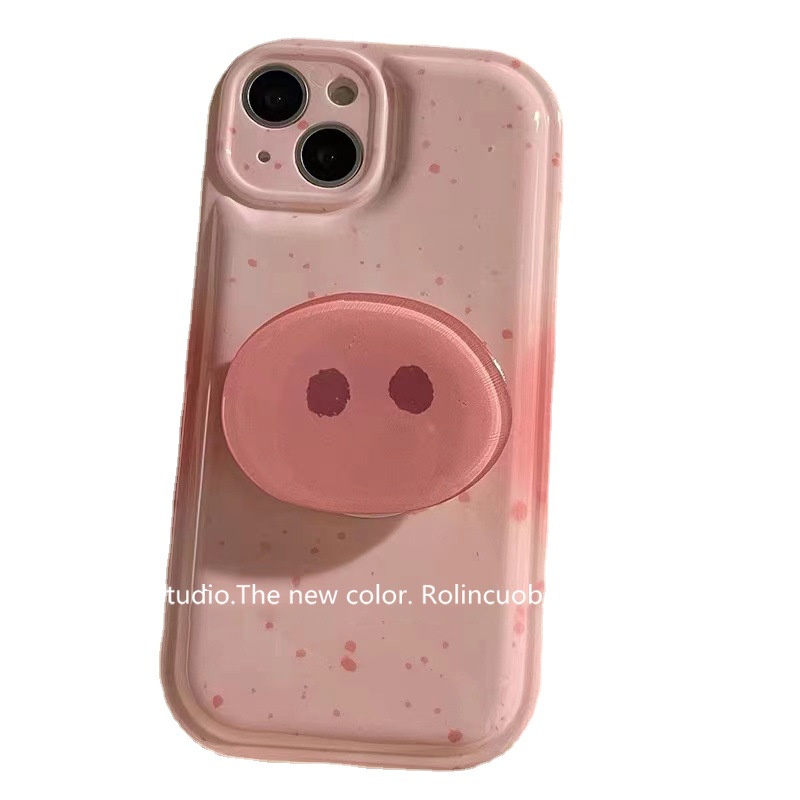 Ốp Điện Thoại In Hình Heo Hoạt Hình Có Đệm Khí Cho iphone14promax / 13 / 12 / 11 / XR / XS / X / XSMAX / 7 / 8PLUS