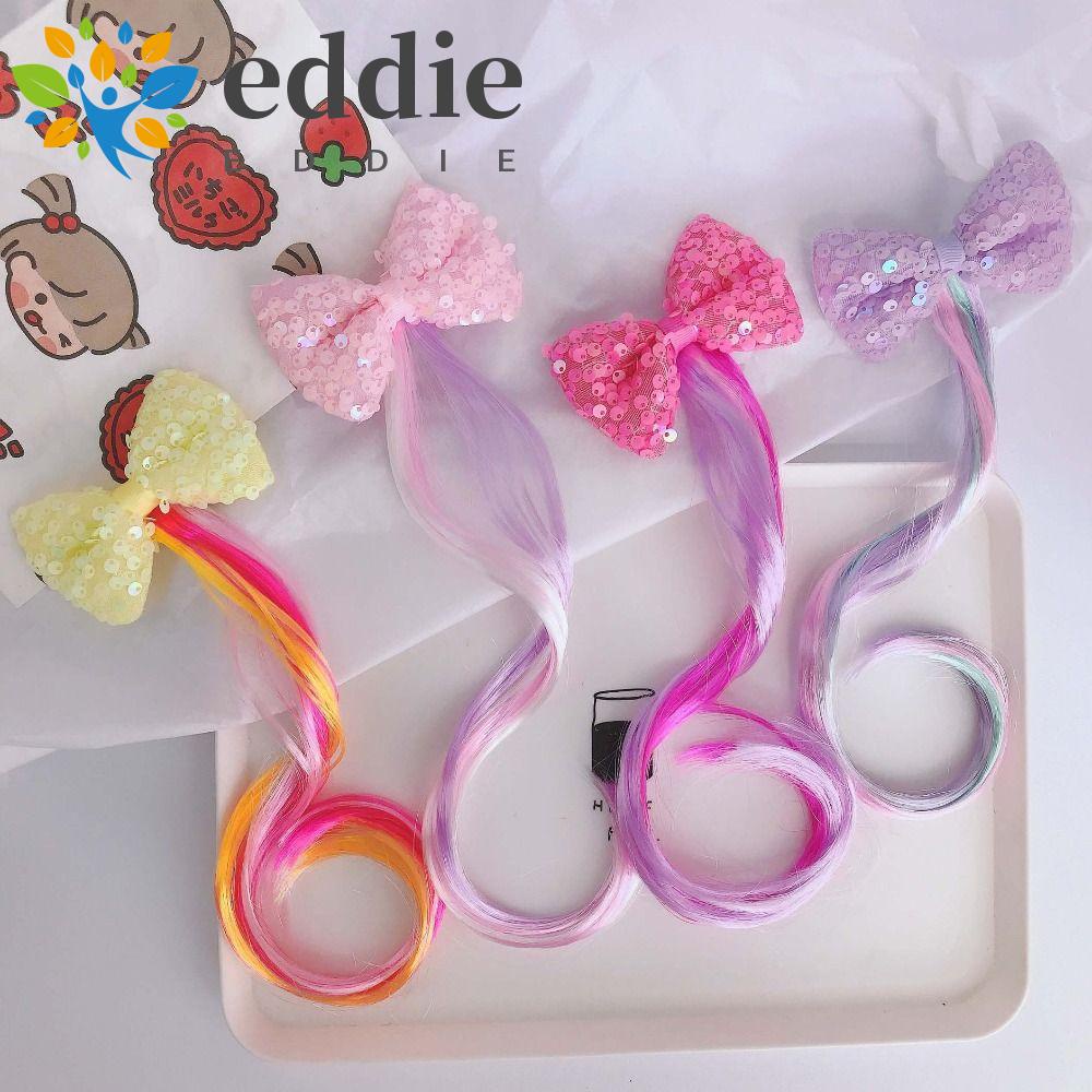 Kẹp Tóc Giả 26 Kiểu Thắt Nơ Nhiều Màu Sắc Dùng Làm Quà Tặng Sinh Nhật Cho Bé