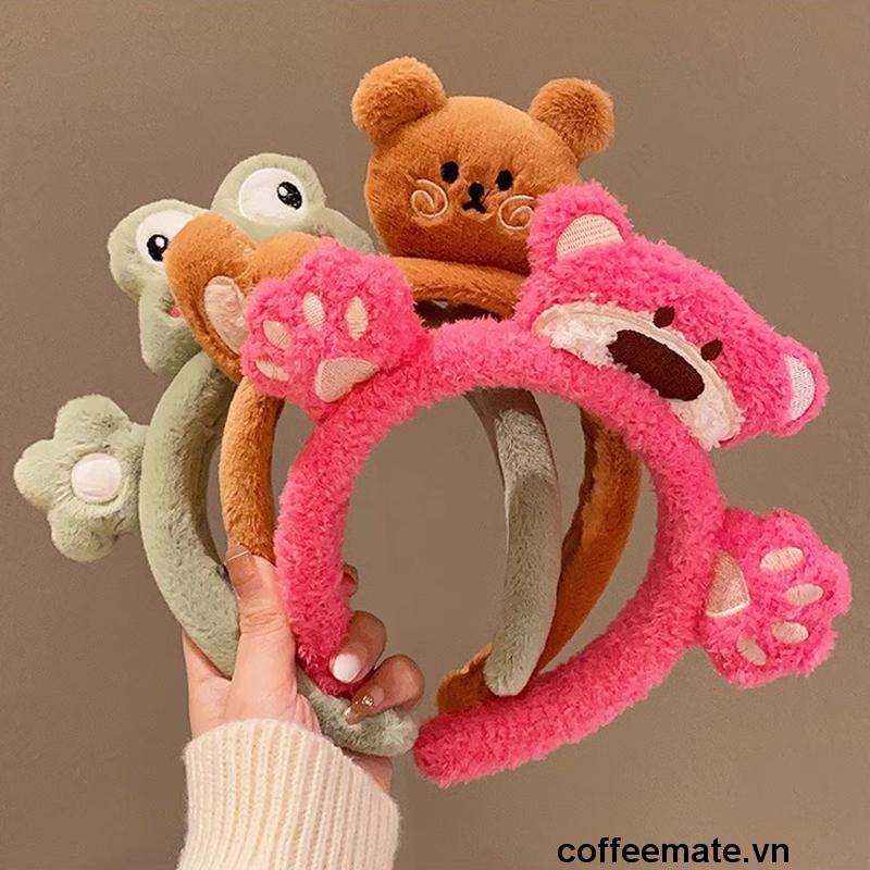 ⚡Băng Đô Cài Tóc Hình Thú Hoạt Hình Bằng Nhung Lông Thời Trang