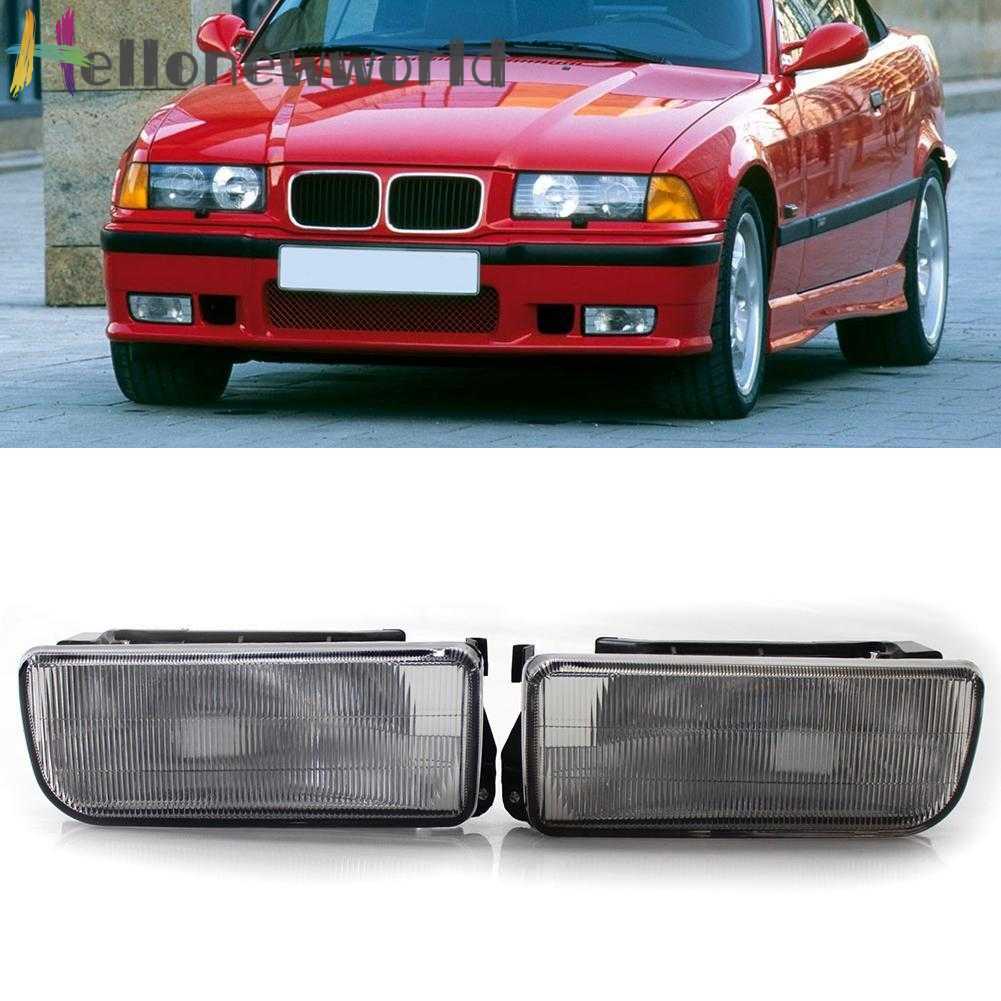 1 Cặp Đèn Pha Chống Sương Mù Không Bóng Trong Suốt Cho BMW E36 3 Series 92-98