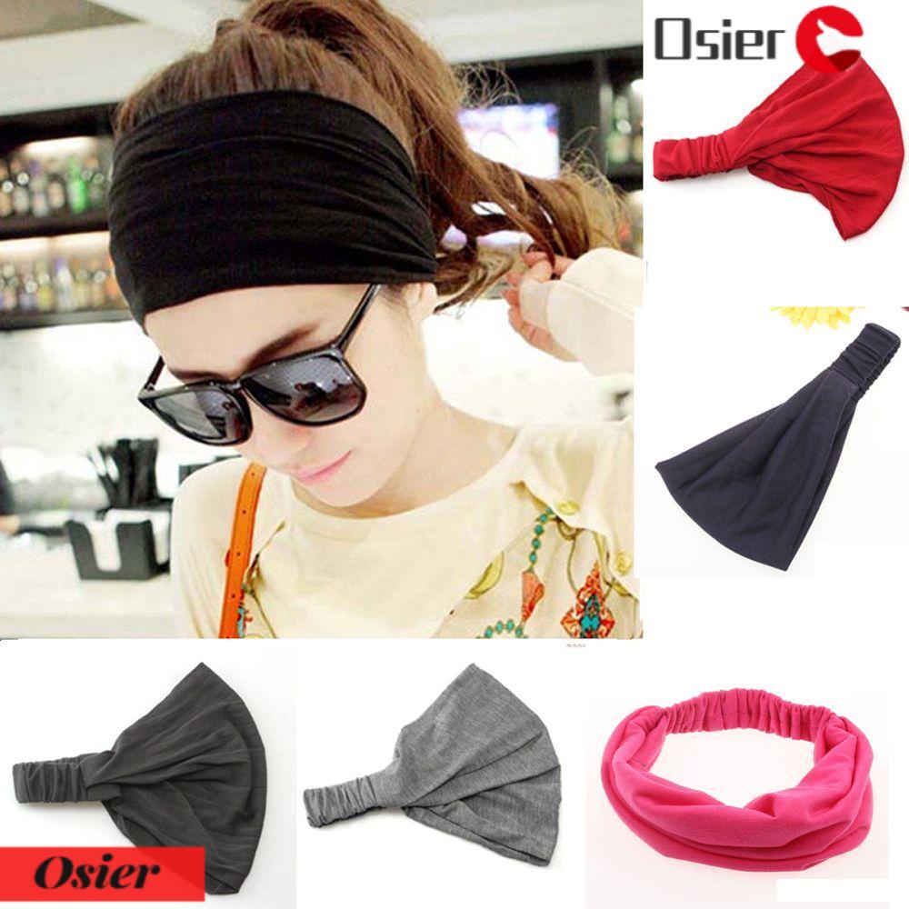 1 Băng Đô Co Giãn Phong Cách Bandana Thể Thao Thời Trang Cho Nữ