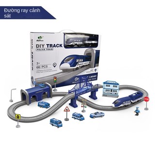 Bộ Đồ Chơi Lắp Ráp Đường Ray Xe Lửa Nam Châm Cho Bé