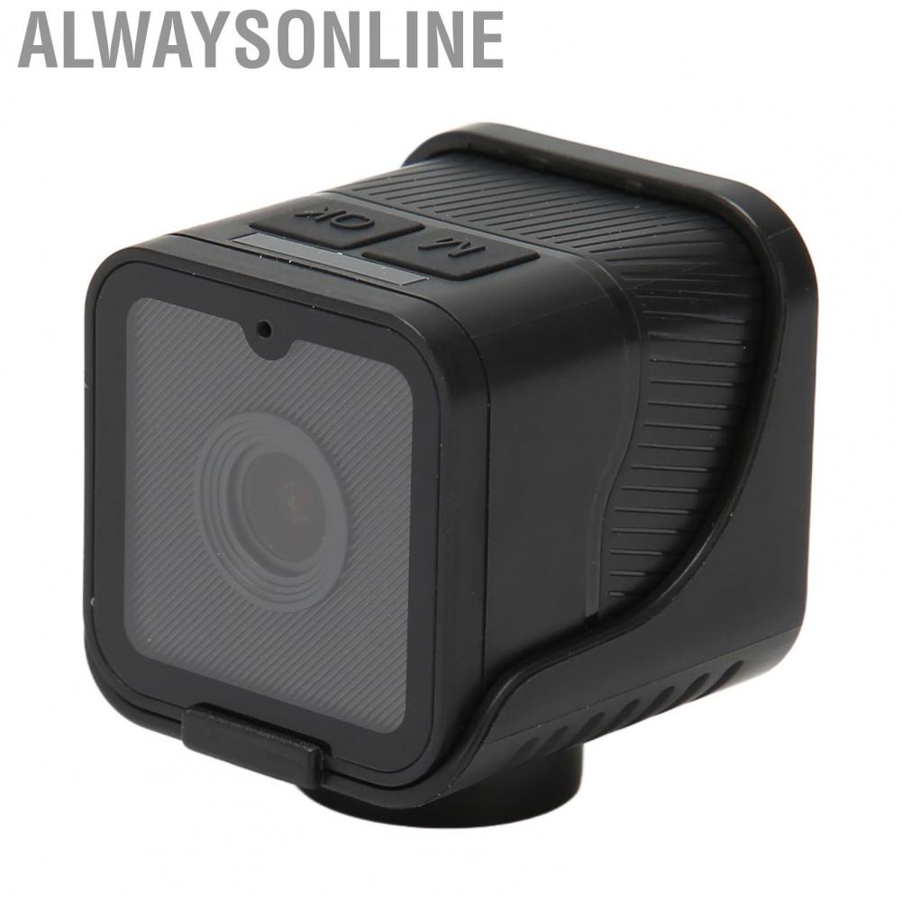 Alwaysonline Sports Mini  Practical ABS USB Charging Action Built in Microphone WiFi with Strap for Travel Photography