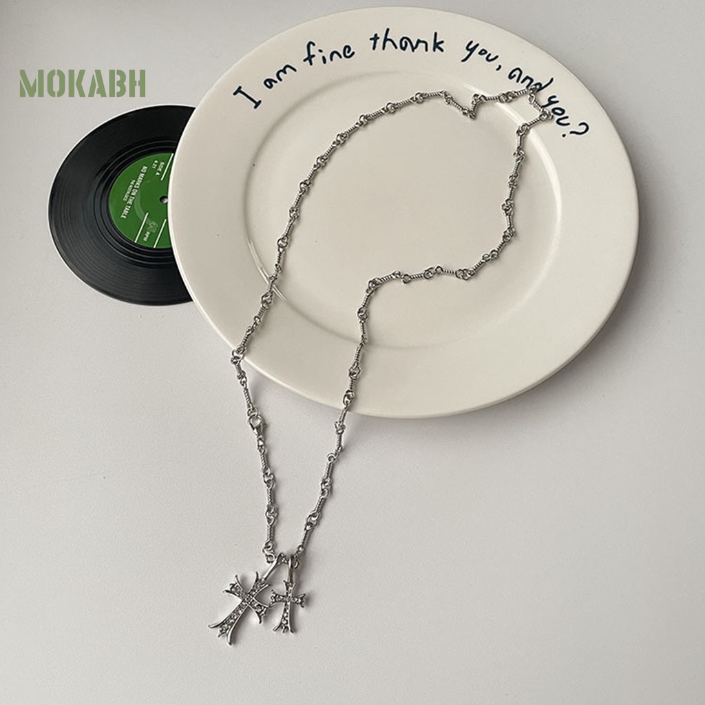 Vòng cổ Mặt Hình Xương Rồng Đính Đá Phong Cách Punk Hip Hop Thời Trang Cho Nam Và Nữ