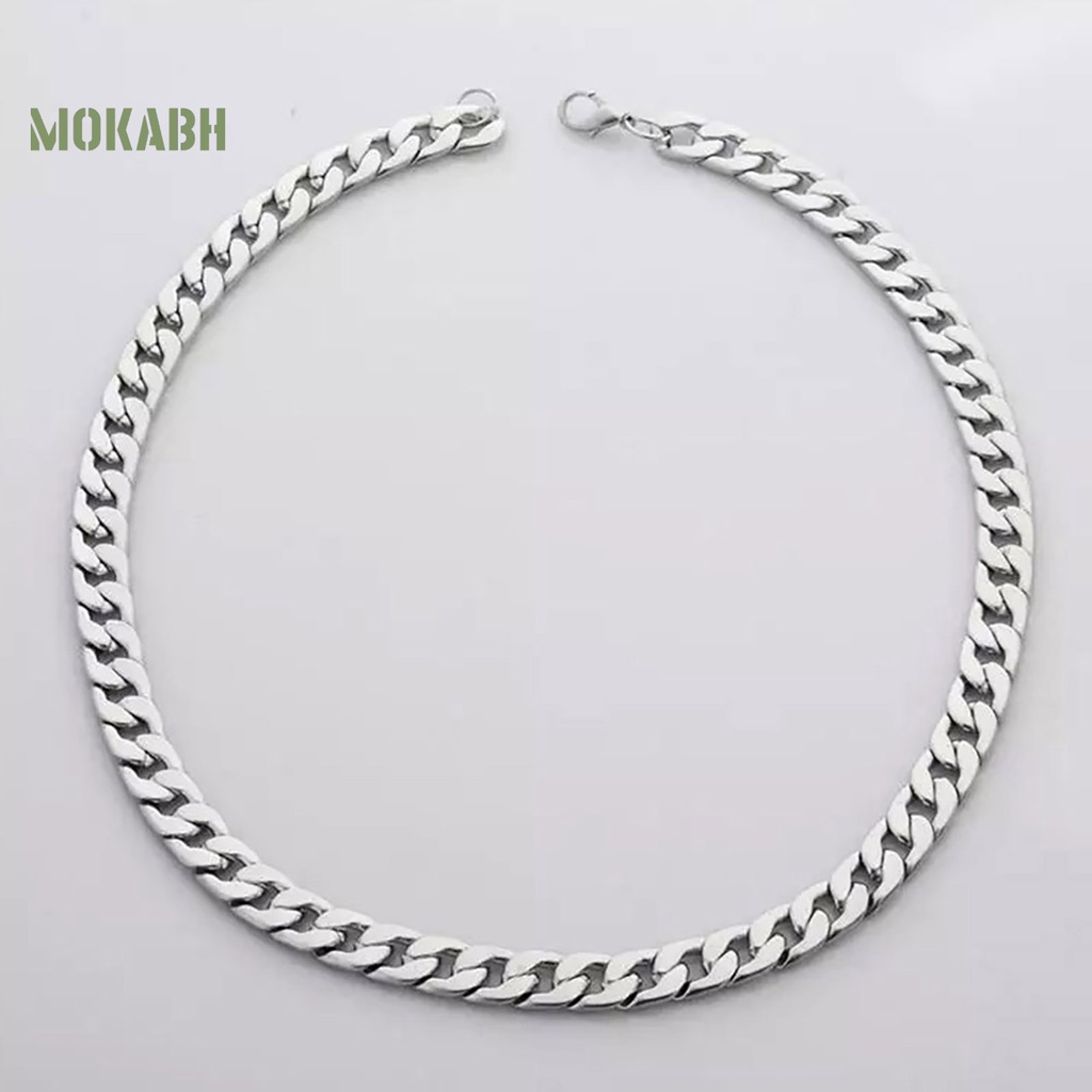 Vòng cổ Dạng Chuỗi Xoắn Bản Rộng Thời Trang Cho Nam