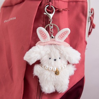 Móc Khóa Thỏ Bông Mini Dễ Thương Cho Cặp Đôi
