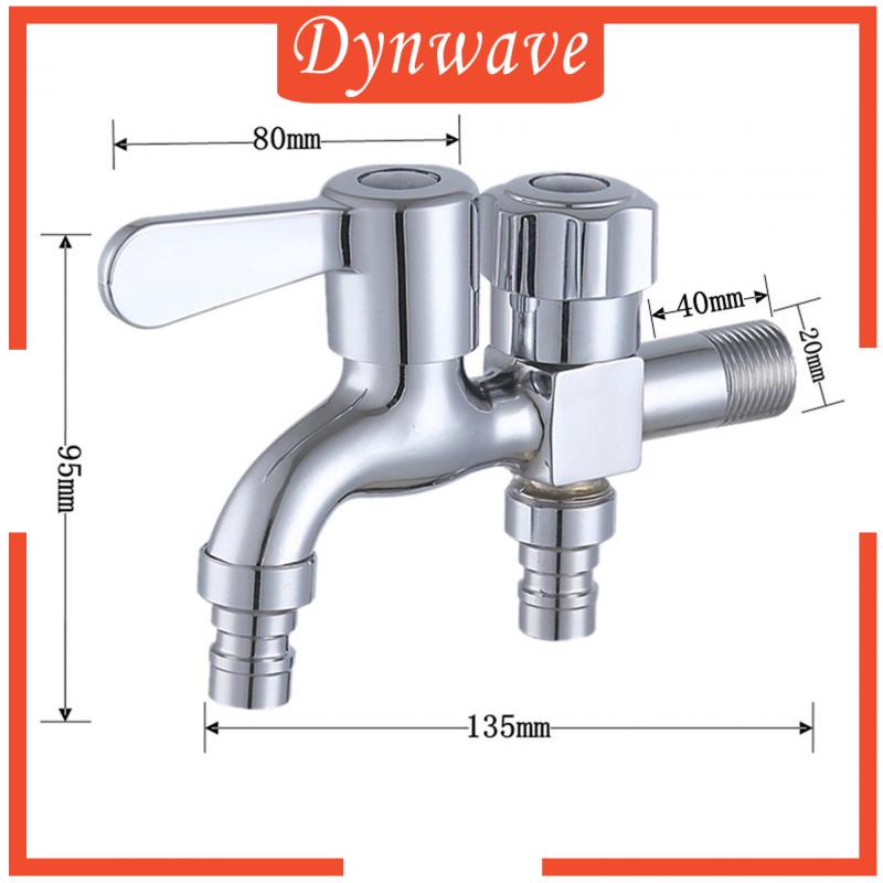 Vòi Nước Hai Đầu Bằng Kim Loại Dành Cho Máy Giặt / Sân Vườn / Ban Công