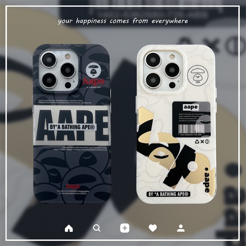 Ốp Điện Thoại Nhựa Cứng Bề Mặt Nhám In Hình Đầu Ape Cho iPhone 14 / 13 / 12 Pro max / 13Pro / 12Pro / 12 / iPhone 11 / 14 Pro max