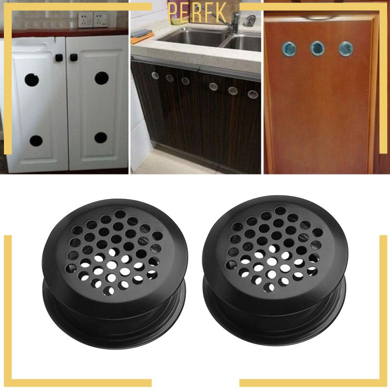 [Perfk] Máy Tản Nhiệt Dạng Lưới Tròn Lỗ Thông Hơi Cà Phê Cho Ống Xả Nhiệt Và Ống Xả