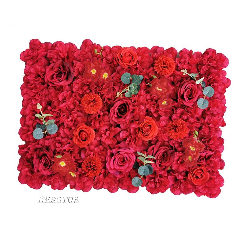 [Kesoto2] Phông Nền Hoa Giả Trang Trí Sân Khấu Đám Cưới