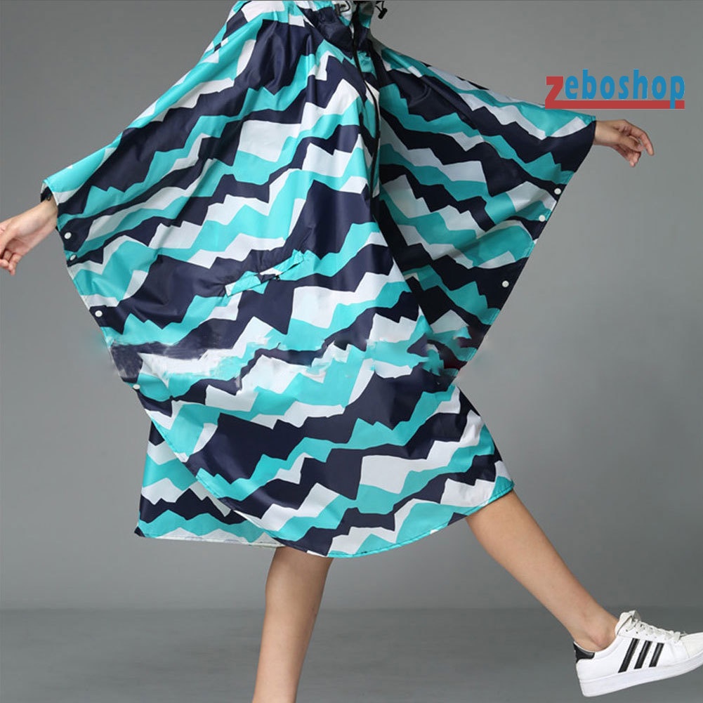 Áo Mưa Dáng Dài Có Mũ Trùm Chống Thấm Nước Tiện Dụng Cho Nữ