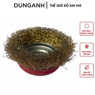 Chổi đánh rỉ sắt l chổi đánh rỉ dùng cho máy mài cầm tay loại 100mm