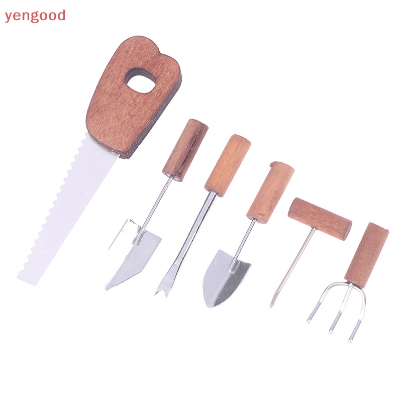 1 Bộ Dụng Cụ Làm Vườn Đồ Chơi Búp Bê Hình Tam Giác Có Móc