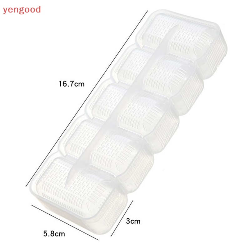 Set 5 Khuôn Làm Sushi Bằng Nhựa Cấp Thực Phẩm DIY