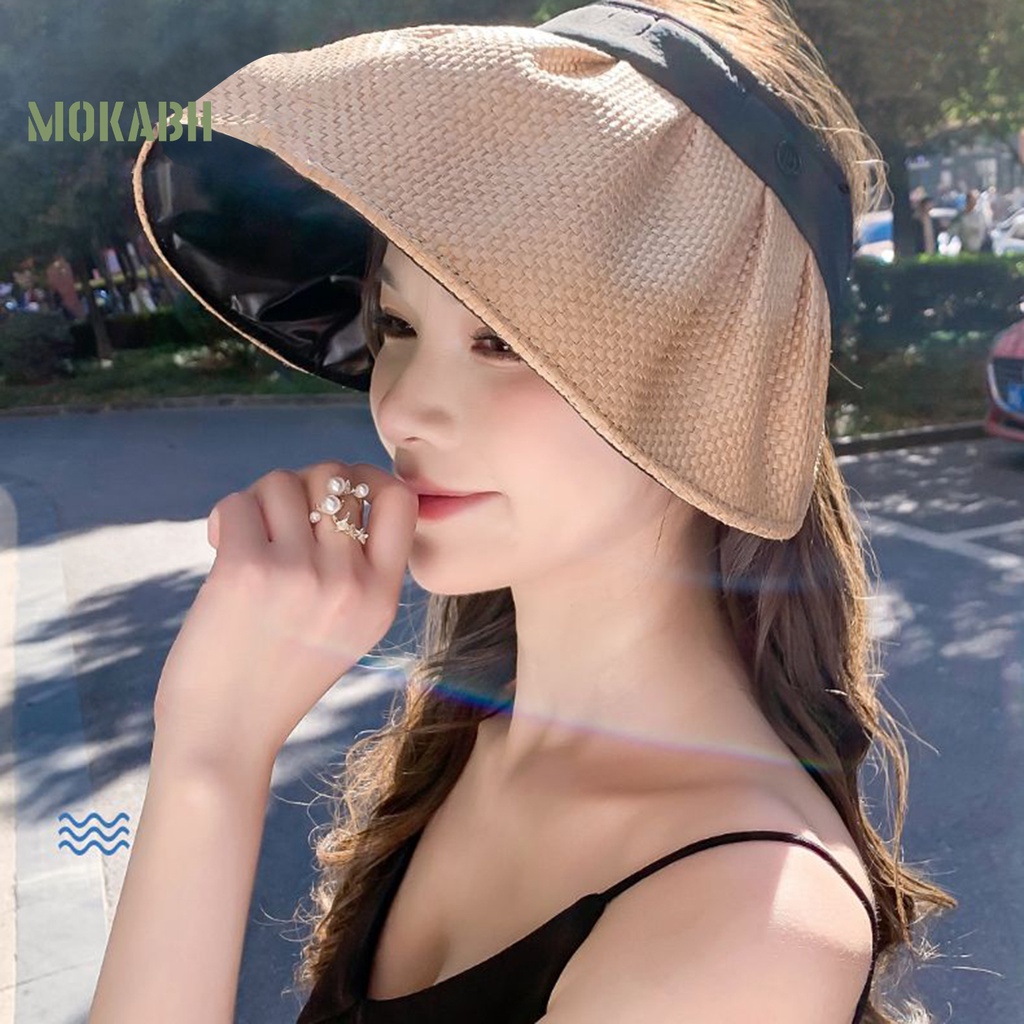 Nón Rộng Vành Chống Tia UV Thoáng Khí Có Thể Điều Chỉnh Dành Cho Nữ