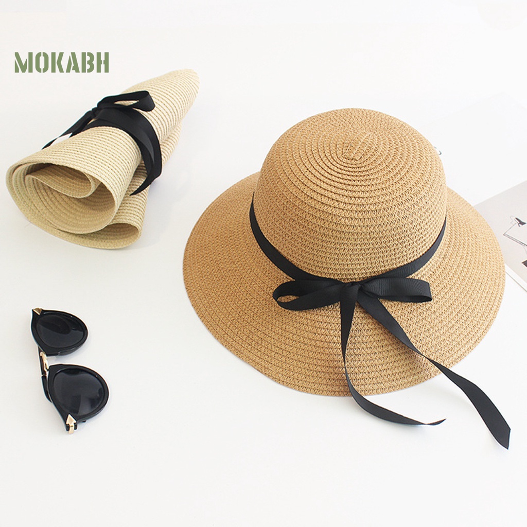 Nón Cối Rộng Vành Chống Tia UV Có Dây Đeo Tiện Dụng Cho Nữ
