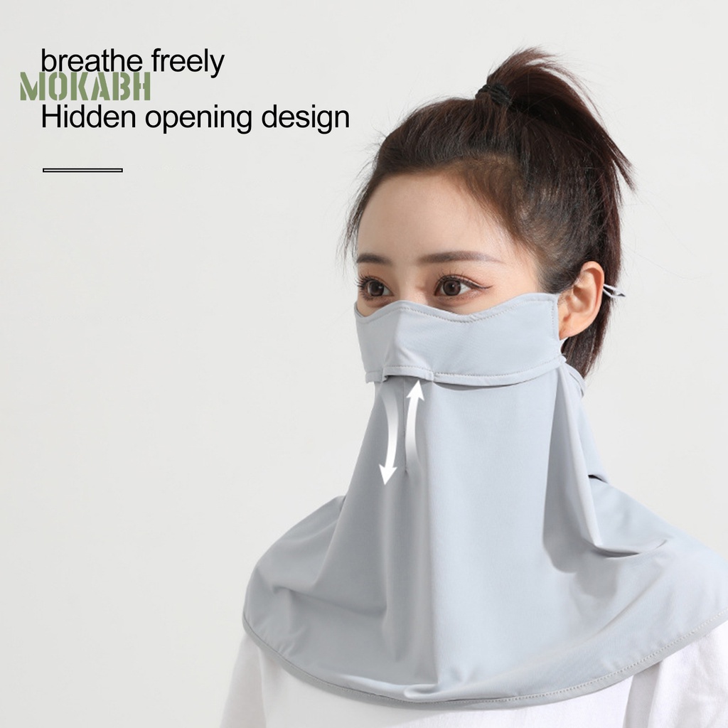 [Mok Abh] Mạng Che Mặt Chống Biến Dạng Nhanh Khô Thiết Thực Cho Rừng