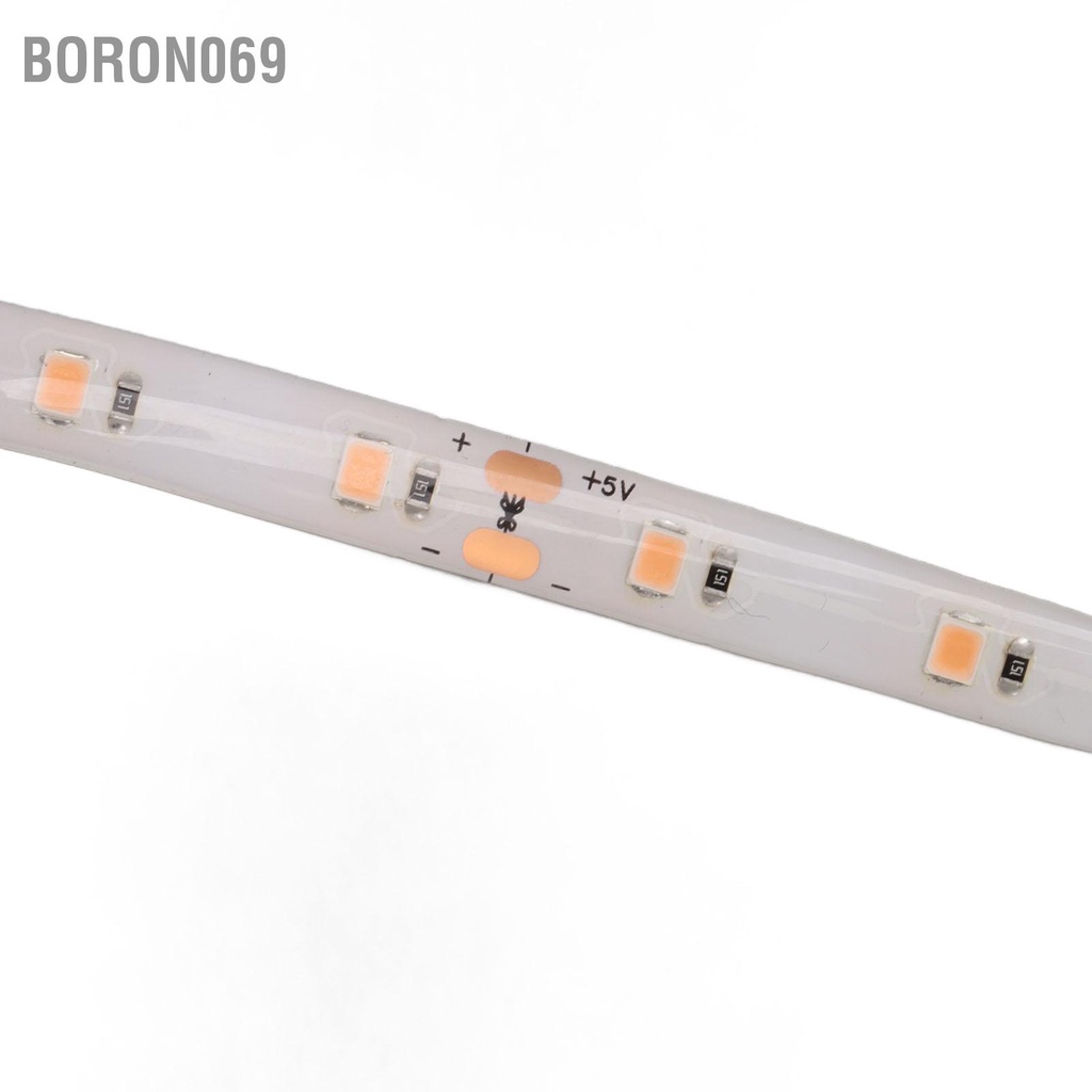 Boron069 5V Suốt LED Phát Triển Dải Ánh Sáng Cảm Ứng Mờ USB Cây Tăng Trưởng Cho Rau Hoa Nhà Kính Lều