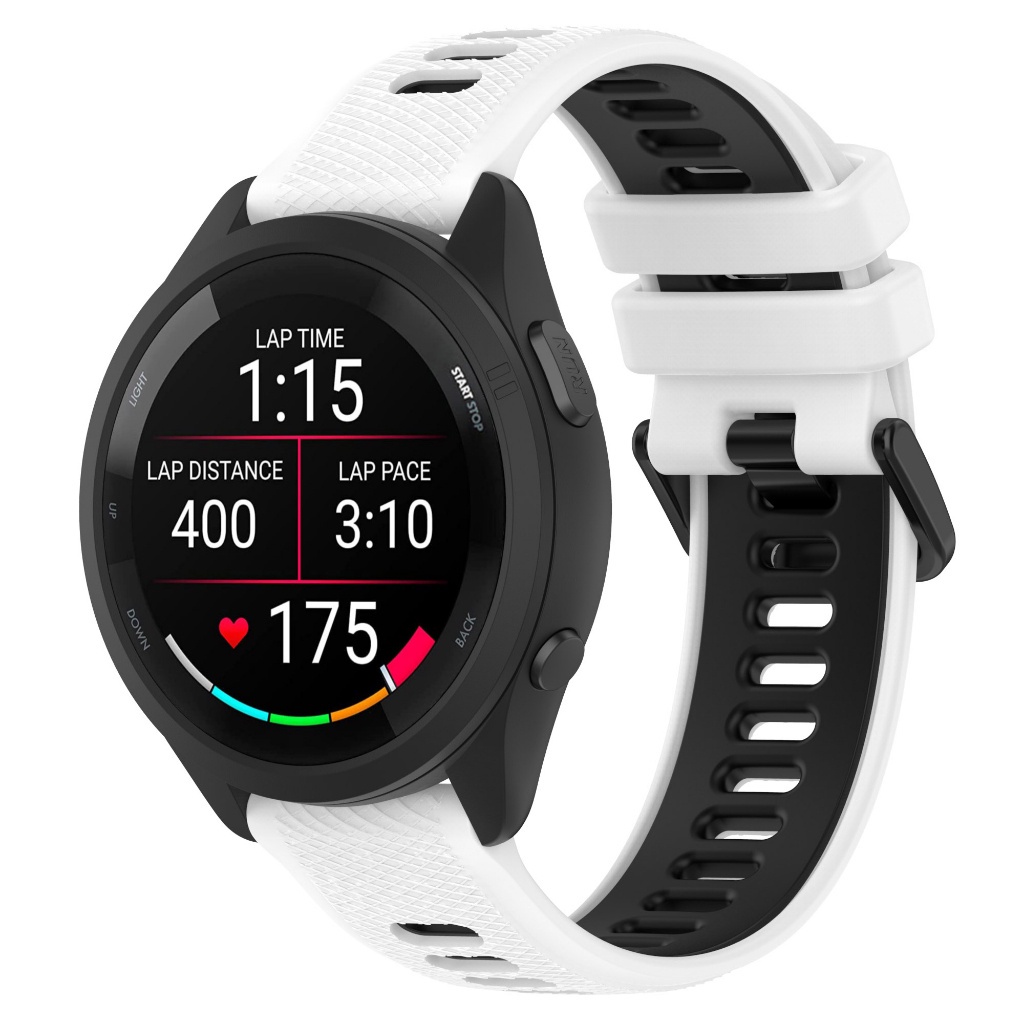 Dây Đeo Silicone 18 / 20 / 22mm Cho Garmin Forerunner 265 / 265s / 745 / 245 / 245M / 255 / Venu 2 Plus