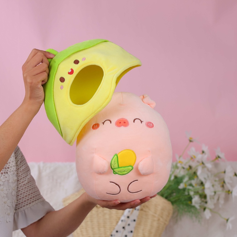 2 Trong 1--có thể tháo rờiGấu Bông Hình Thỏ / Gấu Trúc / Bơ Mềm Mại Dễ Thương