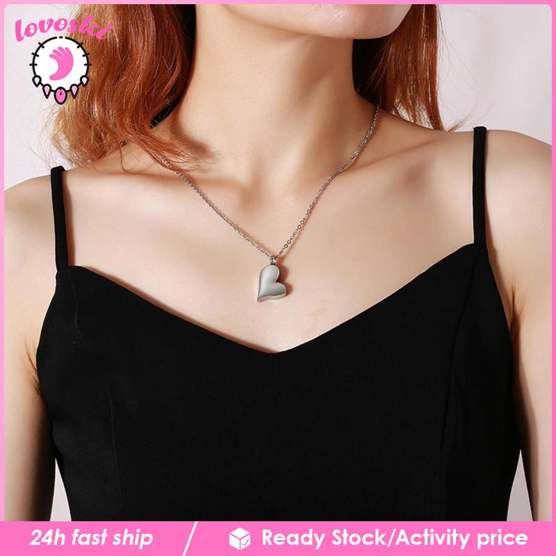 [Lovoski] Hộp Đựng Trang Sức Bằng Thép Carbon Hình Trái Tim