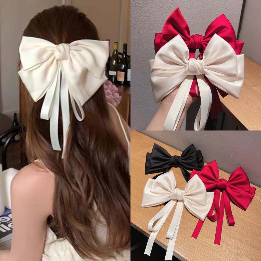 Kẹp Tóc Hình Nơ Đơn Giản Thời Trang Xuân Hè Hàn Quốc Mới