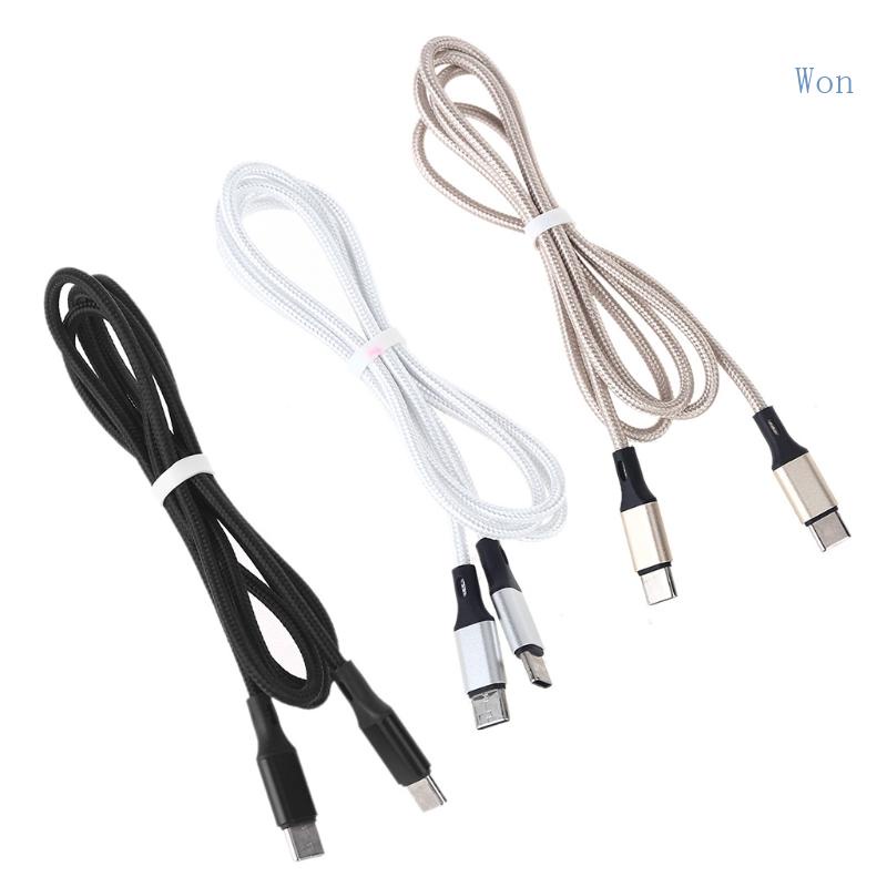 Cáp Sạc Type-C Sang Type-C Thiết Kế Nhỏ Gọn Tiện Dụng Cho Điện Thoại Di Động