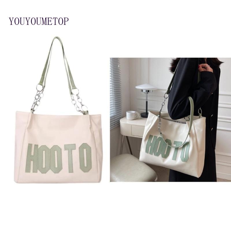 Youyo Túi Xách Tote Đeo Vai Sức Chứa Lớn Thời Trang Dễ Phối Đồ Cho Nữ