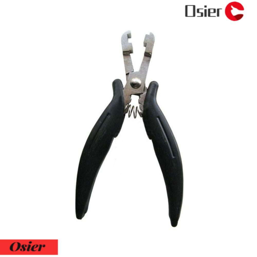 OSIER1 1 Cây Nối Tóc Có Rãnh 6mm Với Tay Cầm Màu Đen