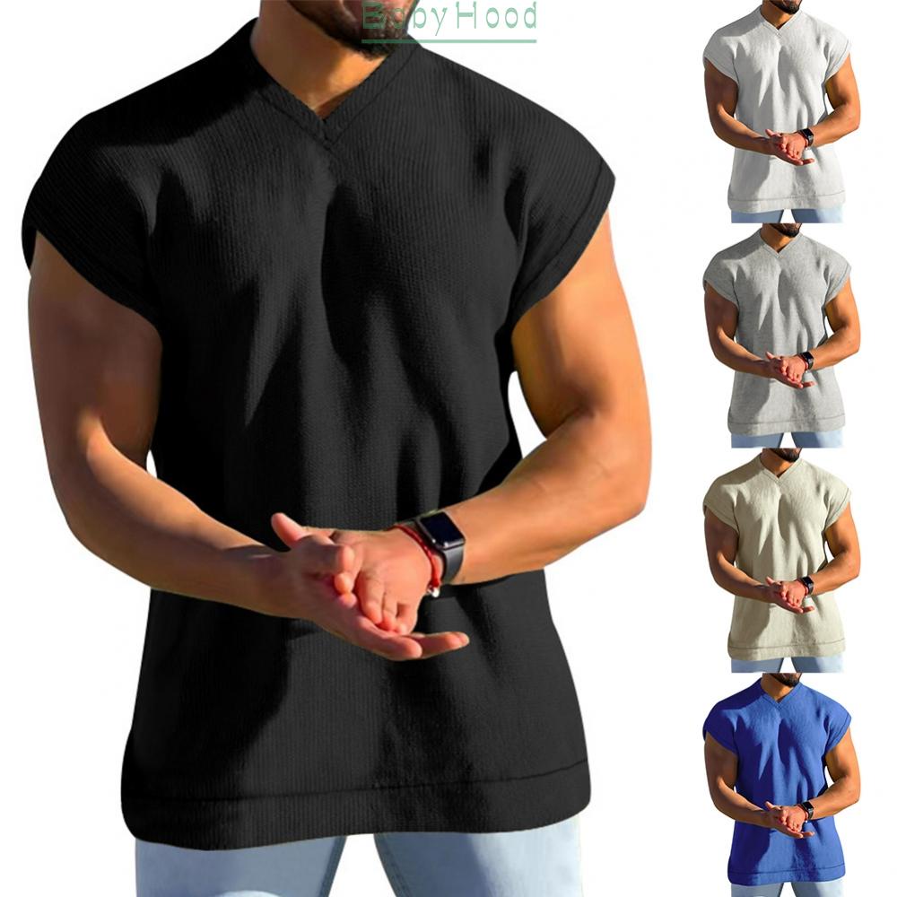 Gentlemen Male Mens Tops Gym Muscle Polyester Regular Shirt Sleeveless#BBHOOD