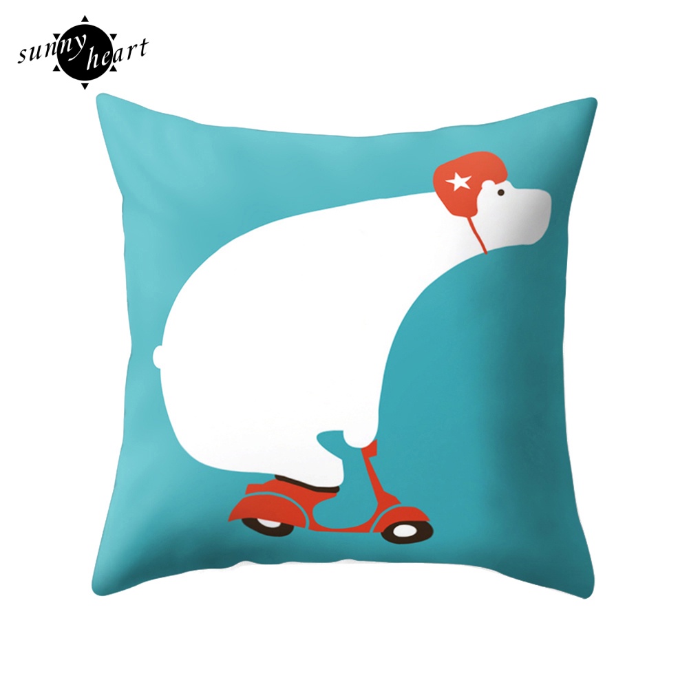 Vỏ Gối Vuông Họa Tiết Độc Đáo Trang Trí Nội Thất