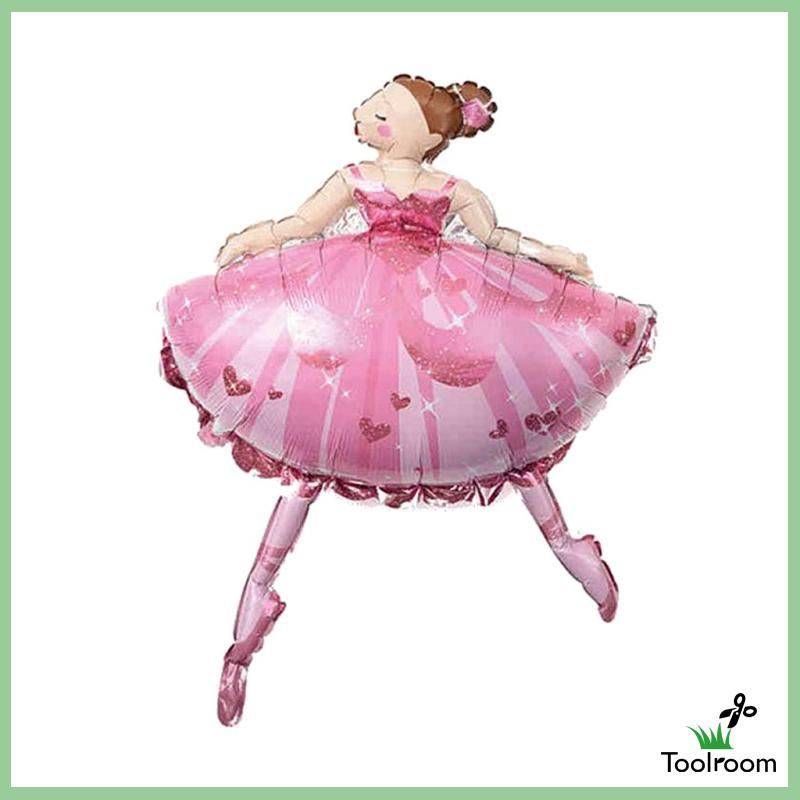 Bong Bóng Hình Cô Gái Múa Ba Lê Lớn Dùng Trang Trí Tiệc