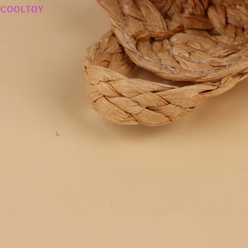 Túi Xách Đan Thủ Công Mini Tỷ Lệ 1 / 6 Độc Đáo Trang Trí Nhà Búp Bê