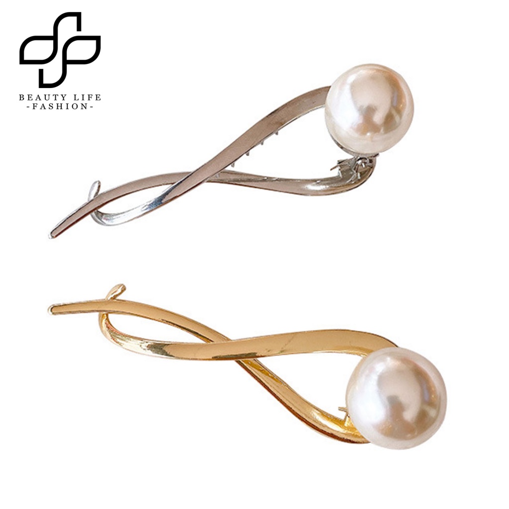 Trâm Cài Tóc Đính Ngọc Trai Giả Phong Cách Hàn Quốc Cho Nữ