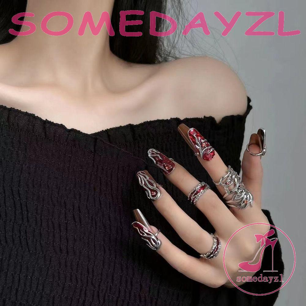 Nhẫn Đeo Tay Bằng Hợp Kim Phong Cách Hàn Quốc Cổ Điển Thời Trang