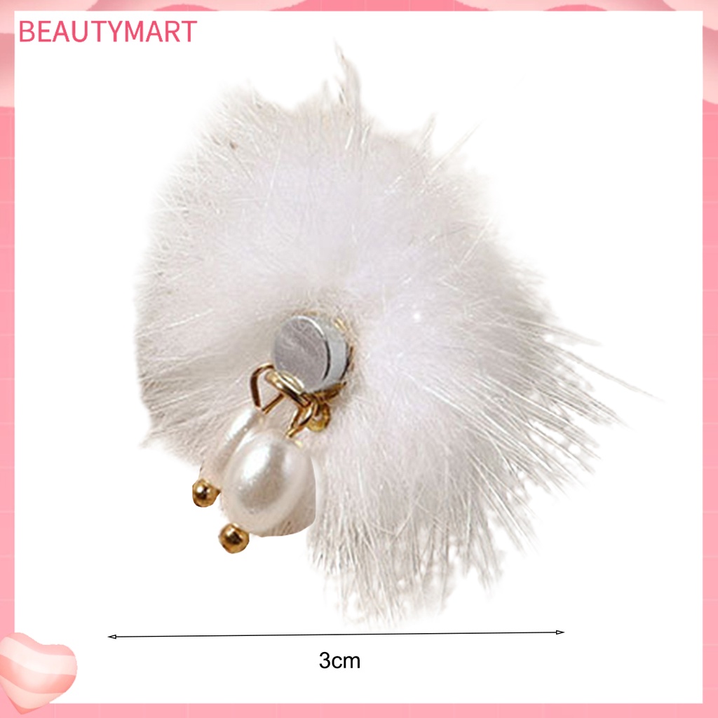 Bộ Móng Tay Giả Đính Ngọc Trai Và Quả Bông 3D Trang Trí Móng Nghệ Thuật DIY