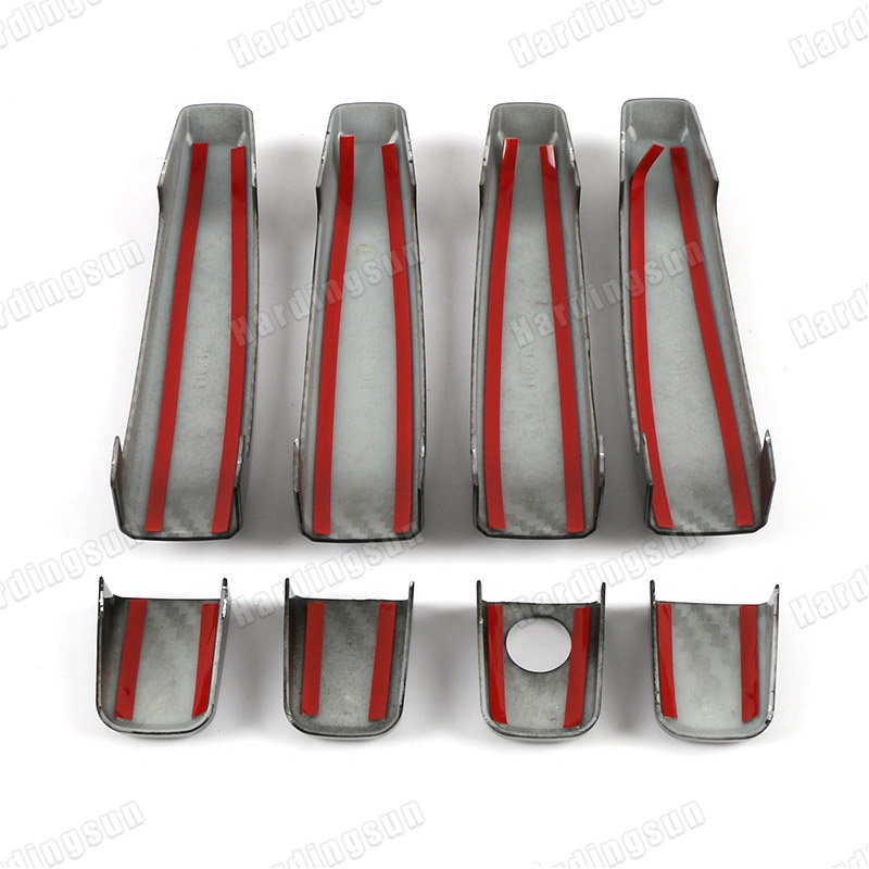 Ốp Bọc Tay Nắm Cửa Xe Hơi Chevrolet Cruze / Captiva 2006-2013 Camaro 2010-2015 Spark 2009-2011 Bằng Chất Liệu Sợi Các Bon