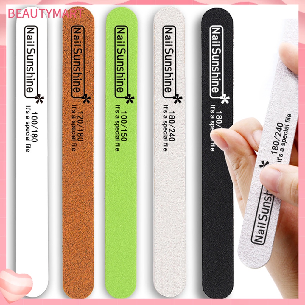 Bộ 50 Cây Dũa Móng Tay Hai Mặt Bằng Acrylic Tự Nhiên