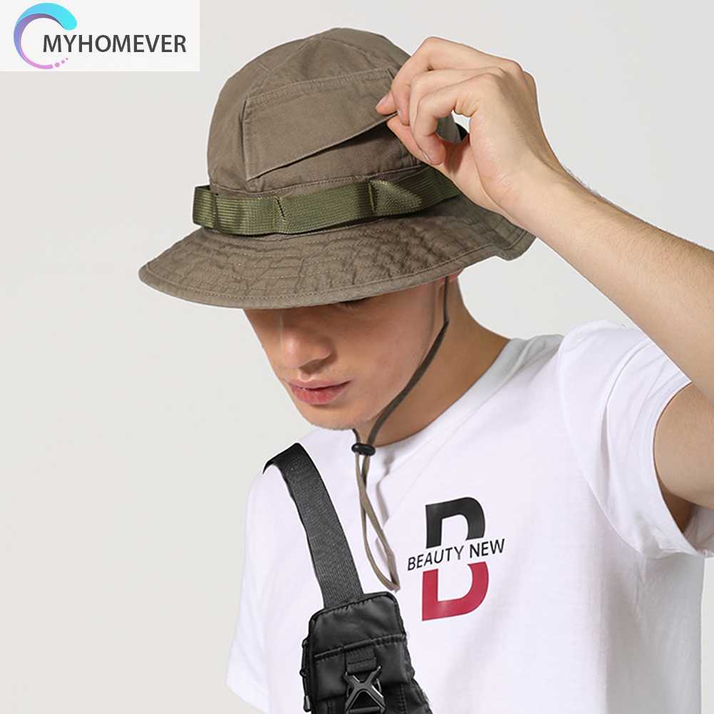 Nón Tai Bèo Chống Tia UV Bằng Vải Cotton Thoáng Khí Gấp Gọn Được Dành Cho Nam