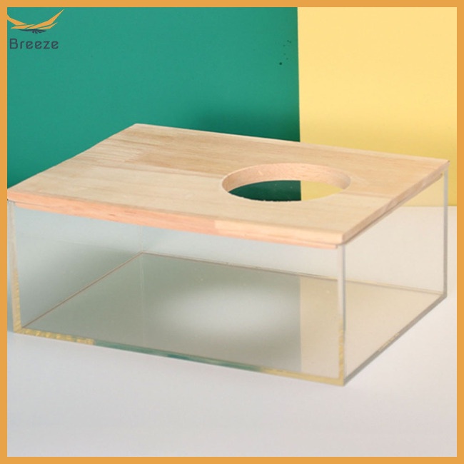 Bồn Tắm Cát Bằng Acrylic Trong Suốt Cho Chuột Hamster